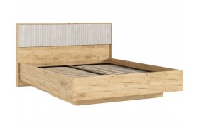 Кровать парящая с ортопед. основанием Марвэл 1,6м, Дуб крафт/Мал
