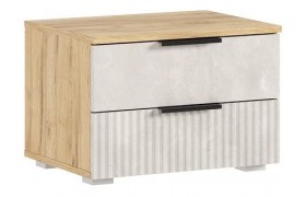 Комод Марвэл Тумбы прикроватные 2шт, Дуб крафт/Мальта