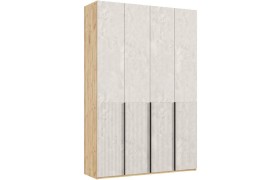 Шкаф Марвэл 4-х створчатый 1600, доп.ящиками, Дуб крафт/Мальта