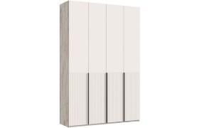Шкаф Марвэл 4-х створчатый 1600, доп.ящиками, Крафт /Каше