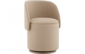 Пуф STOOL GROUP трансформер Таунсвилл вращающийся с ящиком Бежев