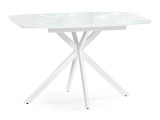 Тамаса 120(150)х70х76 белый Стол стеклянный недорого