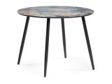 Анселм 100х76 магеллан / черный Стол стеклянный недорого