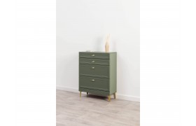 Шкаф Комод Марион 16.249, Дымчатый Зеленый/Олива шагрень