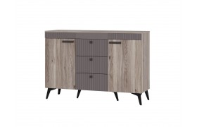 Комод Кассандра КМ-12, Дуб Смоки, MF14
