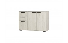 Комод Стандарт-3, Дуб крафт белый