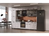 Кухня Техно 3,0/1080м Компоновка №2, Мальта/Мальта грей, Белый распродажа