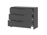 Комод 3 ящика Камелия 1, Графит распродажа