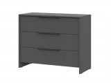 Комод 3 ящика Камелия 1, Графит недорого