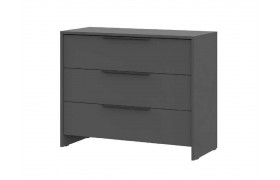 Комод 3 ящика Камелия 1, Графит