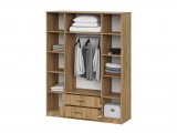 Шкаф распашной для одежды ШК 1 (Серия 2), Дуб золотой от производителя