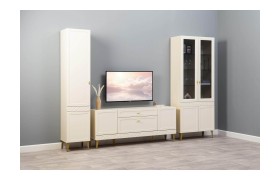 Стенка Марион Гостиная компл.4, Слоновая кость