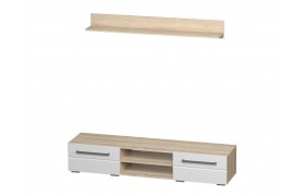 Полка настенная с тумбой Милан ТБ-11, дуб