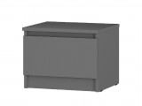 Тумба прикроватная Симпл ТБ-11, графит недорого