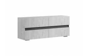Тумба под телевизор ТВ ТБ-07 Мрия, Бетон пайн светлый, графит