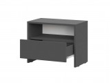 Тумба прикроватная Камелия 1, Графит распродажа