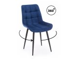 Челси 360 К синий (zd 798) / черный np Стул на металлокаркасе недорого