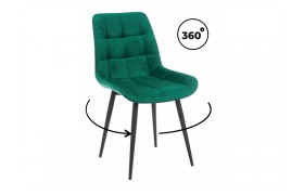 Стул Челси 360 К зеленый (zd 667) / черный np на металлокаркасе