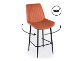 Седа 360 терракотовый (zd 432) / черный np Барный стул недорого