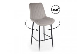 Кресло Седа 360 латте (zd 290) / черный np Барный стул