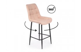 Кресло Челси 360 бежевый (zd 210) / черный np Барный стул