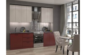 Кухня прямая Ревилья 02 2000 без столешницы