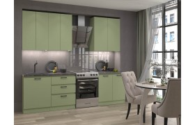 Кухня прямая Ревилья 02 2000 без столешницы