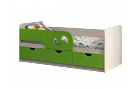 Кровать Минима Лего 80х160, лайм глянец