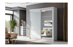 Шкаф-купе ШКП 3 (2,0) Белый текстурный