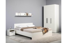 Спальный гарнитур Эйр компл.1, Белый шагрень