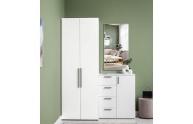 Прихожая Эйр компл.2, Белый шагрень