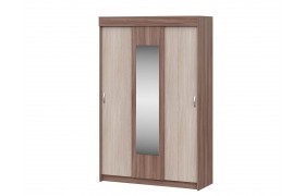 Шкаф-купе Бассо, ясень шимо темный/светлый