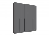 Шкаф Мадрид (2,0) с 3 ящ. внутри без зеркала графит серый недорого