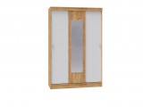 Шкаф-купе Бася белый/дуб крафт золотой недорого