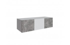 Зеркало Антресоль Мадрид (1,4) без 400 белый/ателье светлое