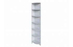 Шкаф Угловое завершение Мадрид (0,25) радиусное белый