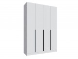 Шкаф Мадрид (1,6) с 6 ящ. внутри  без зеркала белый недорого