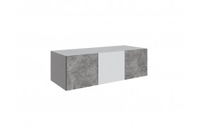 Зеркало Антресоль Мадрид (1,3) без 400 белый/ателье светлое