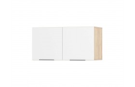 Кухонный шкаф навесной Сандра ШКН-02 Крафт/Белый