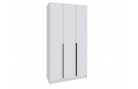 Зеркало Шкаф Мадрид (1,2) с 3 ящ. внутри без белый