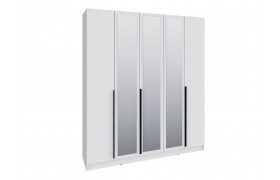Шкаф Мадрид (2,0) с 3 ящ. внутри зеркалом белый