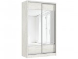 Шкаф-купе Тринити-9 (1,35 м), Дуб крафт белый недорого
