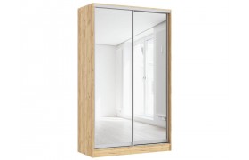 Шкаф-купе Тринити-7 (1,35 м), Дуб крафт золотой