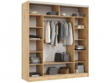 Шкаф-купе Тринити-5 (2,0 м), Дуб крафт золотой от производителя