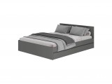 Кровать 1,6 м Симпл КР-17, графит распродажа