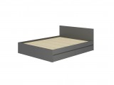 Кровать 1,6 м Симпл КР-17, графит недорого