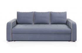 Диван прямой Атланта 9 с кантом Blue