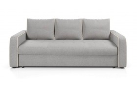 Прямой диван Атланта 9 с кантом Gray