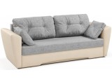 Диван прямой Амстердам Gray+экокожа М распродажа