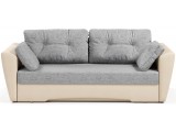 Диван прямой Амстердам Gray+экокожа М недорого